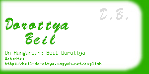 dorottya beil business card